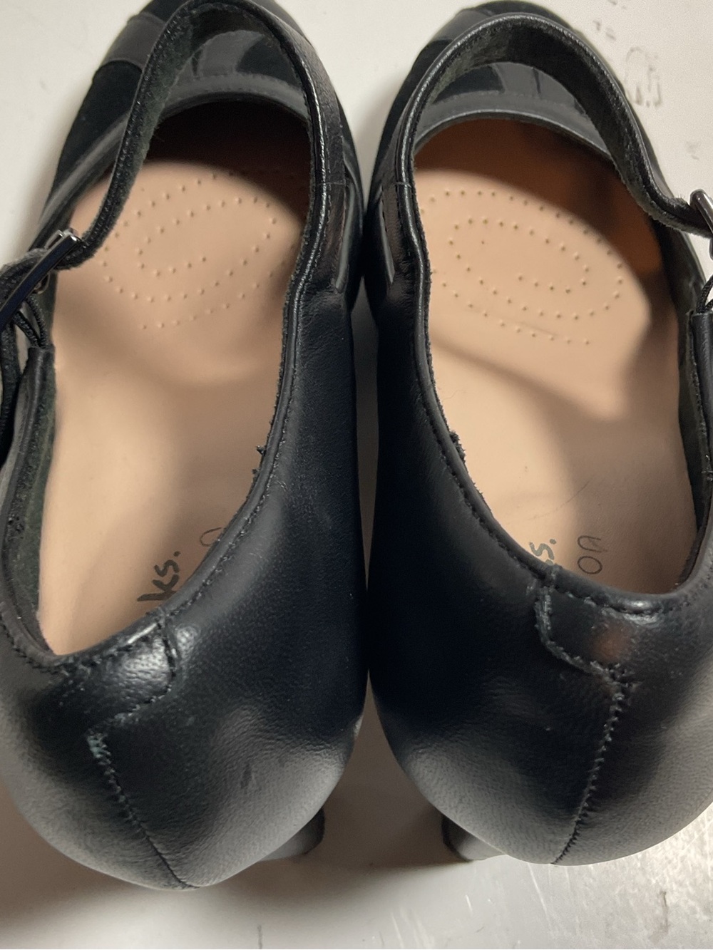 Clarks Ambyr Maryjane Heels Black Leather Pump - Picture 12 of 15